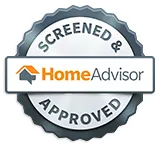 HomeAdvisor Screened & Approved Badge